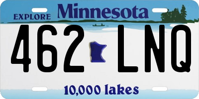 MN license plate 462LNQ