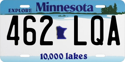 MN license plate 462LQA