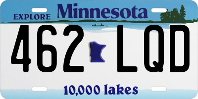 MN license plate 462LQD