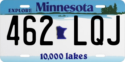 MN license plate 462LQJ
