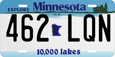 MN license plate 462LQN