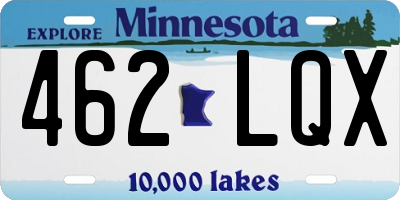 MN license plate 462LQX