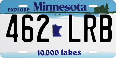 MN license plate 462LRB