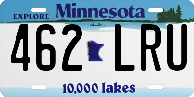 MN license plate 462LRU