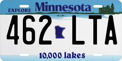 MN license plate 462LTA