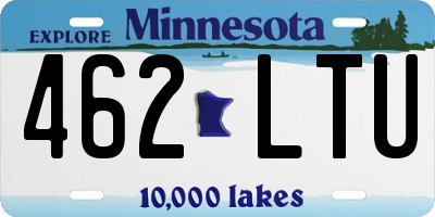MN license plate 462LTU