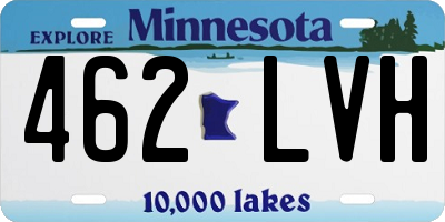 MN license plate 462LVH