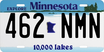MN license plate 462NMN