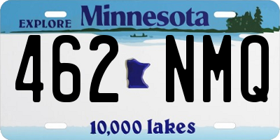 MN license plate 462NMQ