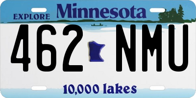 MN license plate 462NMU