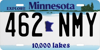 MN license plate 462NMY