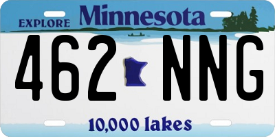 MN license plate 462NNG