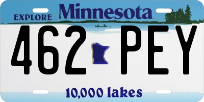 MN license plate 462PEY