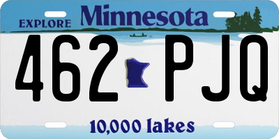 MN license plate 462PJQ