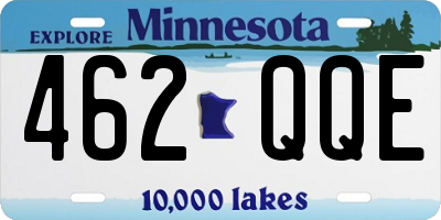 MN license plate 462QQE