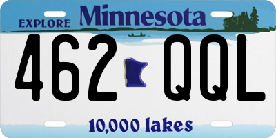 MN license plate 462QQL