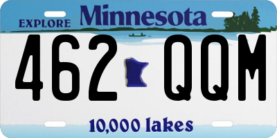 MN license plate 462QQM
