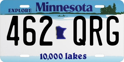MN license plate 462QRG