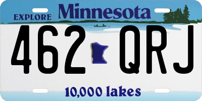 MN license plate 462QRJ
