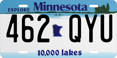 MN license plate 462QYU