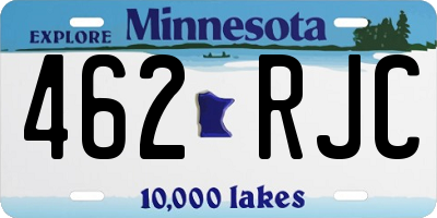 MN license plate 462RJC