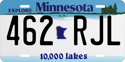 MN license plate 462RJL