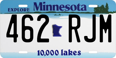 MN license plate 462RJM