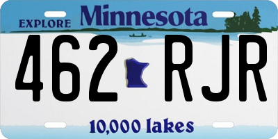 MN license plate 462RJR