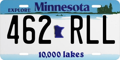 MN license plate 462RLL