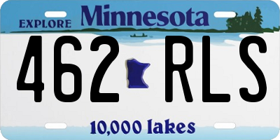MN license plate 462RLS