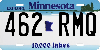 MN license plate 462RMQ