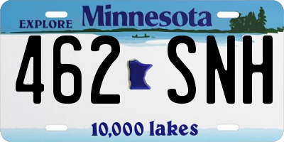 MN license plate 462SNH