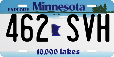 MN license plate 462SVH