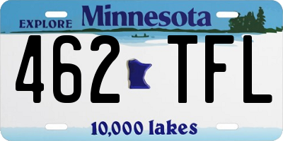 MN license plate 462TFL