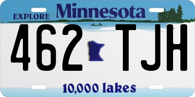 MN license plate 462TJH