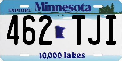 MN license plate 462TJI