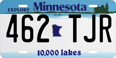 MN license plate 462TJR