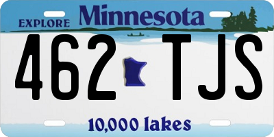 MN license plate 462TJS