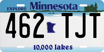 MN license plate 462TJT