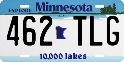 MN license plate 462TLG