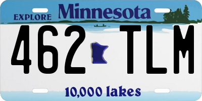 MN license plate 462TLM
