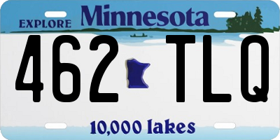 MN license plate 462TLQ
