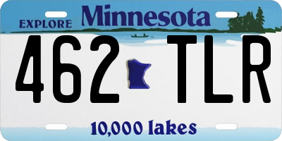 MN license plate 462TLR