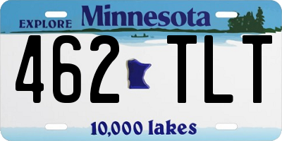 MN license plate 462TLT