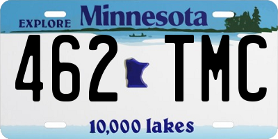 MN license plate 462TMC