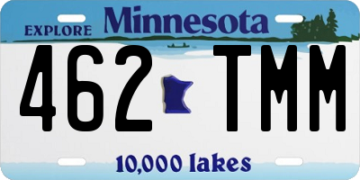 MN license plate 462TMM