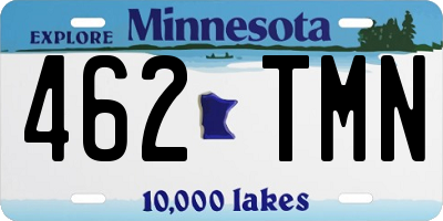 MN license plate 462TMN