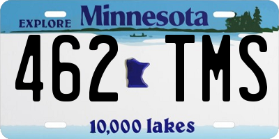 MN license plate 462TMS