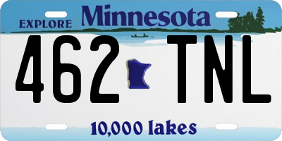 MN license plate 462TNL