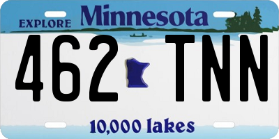 MN license plate 462TNN